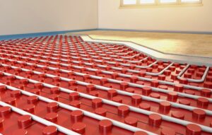 Electric Radiant Floor Heating Installation